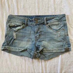 Distressed Jean Shorts